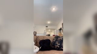 BabyGracieXo Orgasms Using A Suction Dildo