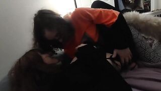 Studygreed AKA Fascist.eth With A Therian Fox Girl Sucking Nude Tits