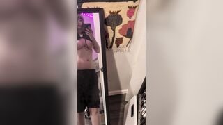 Studygreed AKA Fascist.eth Selfie Of Dropping Her Juicy Nude Tits Out Onlyfans