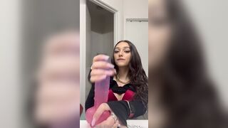 Senya Marin Teases And Pleasures A Toy In The Shower