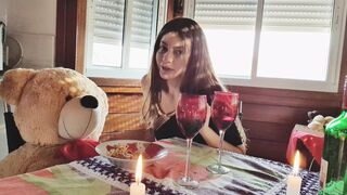 Misssweetteen AKA Andreza Prats Fucked Her Teddy Bear After A Date