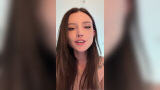 Dainty Wilder Gives A Sloppy POV Blowjob With Her Natural Tits