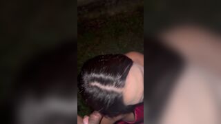 Alicya Ribeiro Outdoor Sucking A Stranger Met At The Birthday Party