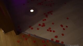 Baby Riley Pleasures Herself With A Dildo On A Candlelit Date