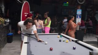 Mercedes Mac Takes A Gangbang In A Pub