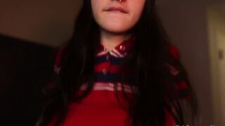 Lilmochidoll Gives Oral Before Riding Her Stepbrother’s Dick