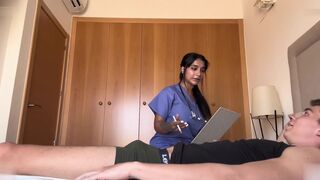 Yasmina Khan Seduces Her Patient In A Hospital Bed