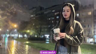 Voluptuous Comatozze Seduces A Random Guy