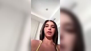 Amber Ajami Big Nude Tits Flashing With Her Blonde Friend On Onlyfans Livestream