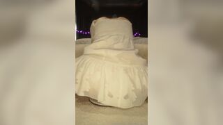 Bigtittygothegg Pov White Frock Dildo Ride Onlyfans Sex Tape Leak