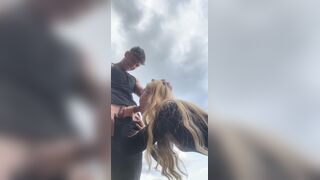Emily Cockayne Sucking Dick Outdoor In A Risky Public Park