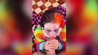 Power_midget Clown Sucking Cock In POV Leak